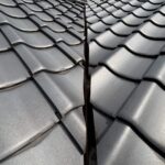 【新城市】瓦屋根谷樋からの雨漏りによる屋根と谷樋リフォーム